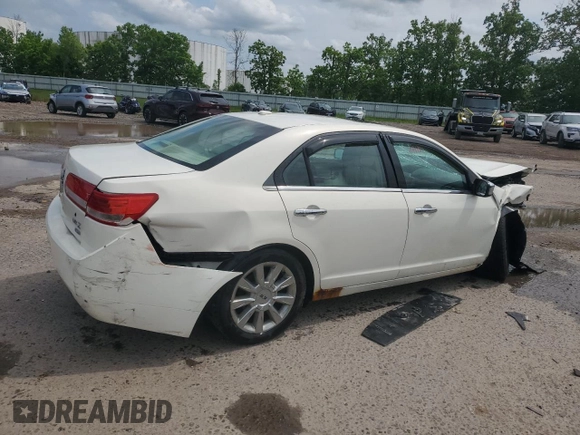 2012 Lincoln MKZ with VIN 3LNHL2JC5CR802316, listed as a Copart auction lot 60153365 with Not provided miles and Salvage title. Bid and sale history available at DreamBid. Image 3.