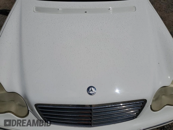 2004 Mercedes-Benz C 230 Kompressor with VIN WDBRF40J04F548247, listed as a Copart auction lot 58189555 with 80,351 mi miles and Salvage title. Bid and sale history available at DreamBid. Image 11.