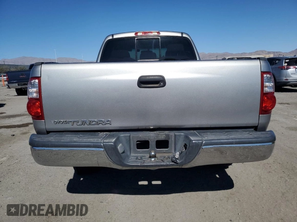 2006 Toyota Tundra SR5 with VIN 5TBRU34186S460862, listed as a Copart auction lot 46499395 with 261,479 mi miles and Salvage Title. Bid and sale history available at carsss.com. Image 6.