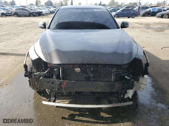 2015 Infiniti Q50 with VIN JN1BV7AP0FM334595, listed as a Copart auction lot 43240365 with 122,553 mi miles and Salvage Title. Bid and sale history available at carsss.com. Image 5.