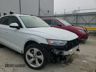 2021 Audi Q5 Premium Plus with VIN WA1BAAFY6M2010268, listed as a Copart auction lot 60370325 with 38,227 mi miles and Salvage title. Bid and sale history available at DreamBid. Image 14.