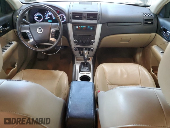 2010 Mercury Milan Premier with VIN 3MEHM0JG6AR647831, listed as a Copart auction lot 65214785 with 76,359 mi miles and Salvage title. Bid and sale history available at DreamBid. Image 8.