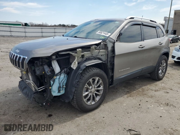 2020 Jeep Cherokee Altitude with VIN 1C4PJMLX9LD507326, listed as a Copart auction lot 50621445 with 62,602 mi miles and Salvage Title. Bid and sale history available at DreamBid. Image 1.