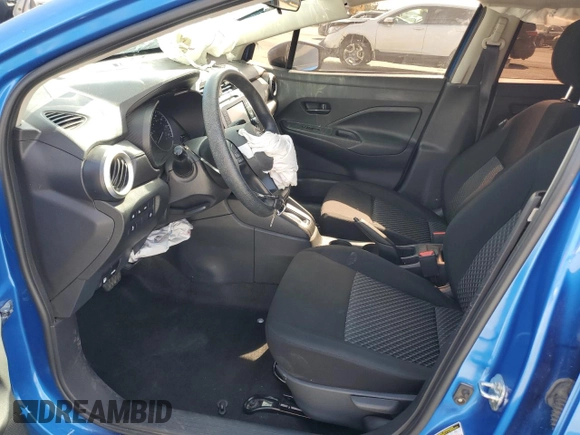 2024 Nissan Versa S with VIN 3N1CN8DV6RL823814, listed as a Copart auction lot 47297655 with Not Provided miles and Salvage Title. Bid and sale history available at DreamBid. Image 7.