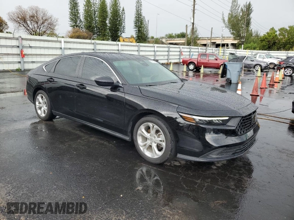 2023 Honda Accord Sedan LX with VIN 1HGCY1F29PA031001, listed as a Copart auction lot 52511495 with 23,461 mi miles and Clean Title. Bid and sale history available at carsss.com. Image 4.