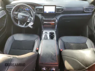2022 Ford Explorer ST-Line with VIN 1FMSK8KH4NGB21791, listed as a Copart auction lot 88979105 with 48,951 mi miles and Salvage Title. Bid and sale history available at carsss.com. Image 8.