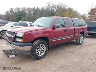 2004 Chevrolet Silverado 1500 Z71 with VIN 2GCEK19T541280074, listed as a IAAI auction lot 41653581 with 135,609 mi miles. Bid and sale history available at carsss.com. Image 17.