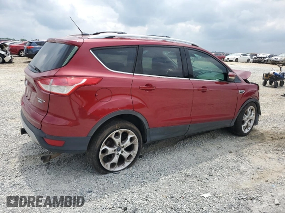 2013 Ford Escape Titanium with VIN 1FMCU9J98DUB55876, listed as a Copart auction lot 59786105 with 162,407 mi miles and Salvage title. Bid and sale history available at DreamBid. Image 3.