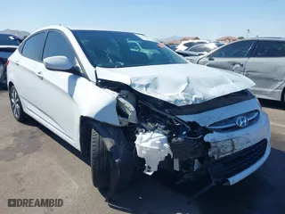 2017 Hyundai Accent SE with VIN KMHCT4AE7HU361814, listed as a IAAI auction lot 41711507 with 23,383 mi miles. Bid and sale history available at carsss.com. Image 6.