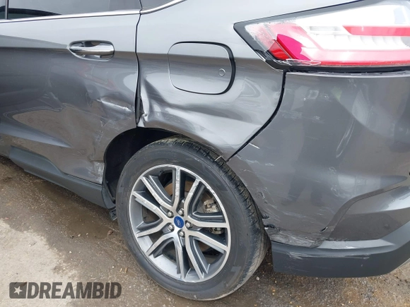 2022 Ford Edge Titanium with VIN 2FMPK4K93NBA14018, listed as a IAAI auction lot 41878548 with 52,515 mi miles. Bid and sale history available at carsss.com. Image 6.