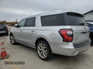 2018 Ford Expedition Max Platinum with VIN 1FMJK1MT4JEA31051, listed as a Copart auction lot 77272394 with Not provided miles and Salvage title. Bid and sale history available at DreamBid. Image 2.