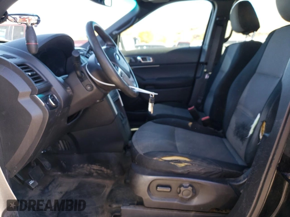 2014 Ford Utility Police Interceptor with VIN 1FM5K8AR0EGB27353, listed as a Copart auction lot 77555854 with 100,315 mi miles and Clean Title. Bid and sale history available at carsss.com. Image 7.