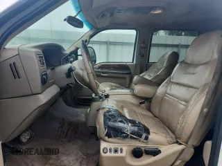 2000 Ford Excursion Limited z VIN 1FMNU42S3YED08967, wystawiony jako Copart lot #60062035 z przebiegiem 212 040 mil mil oraz Czysty tytuł • Clean title. Historia ofert i sprzedaży dostępna na DreamBid. Obrazek 7.