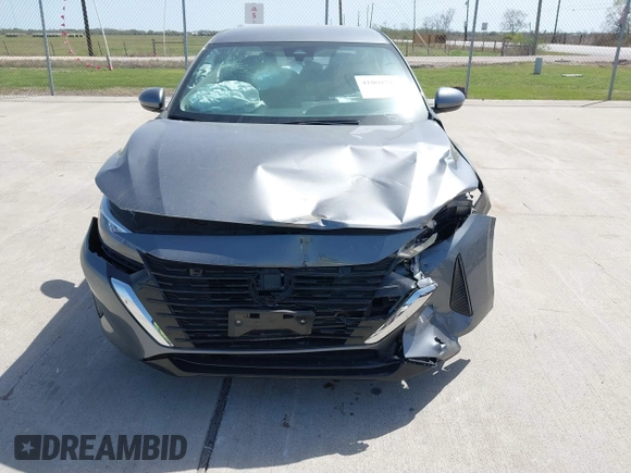 2024 Nissan Sentra SV with VIN 3N1AB8CV3RY348143, listed as a IAAI auction lot 41860747 with 2,270 mi miles and . Bid and sale history available at DreamBid. Image 6.
