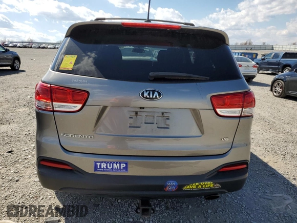 2016 Kia Sorento LX with VIN 5XYPGDA51GG142387, listed as a Copart auction lot 50391785 with 113,651 mi miles and Salvage Title. Bid and sale history available at carsss.com. Image 6.