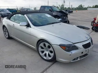 2006 BMW 6 Series 650Ci with VIN WBAEK13456CN78510, listed as a IAAI auction lot 42129703 with 131,096 mi miles and . Bid and sale history available at carsss.com. Image 1.