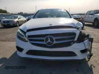 2021 Mercedes-Benz C 300 with VIN W1KWF8EB4MR637322, listed as a Copart auction lot 59097045 with 55,393 mi miles and Salvage title. Bid and sale history available at DreamBid. Image 5.