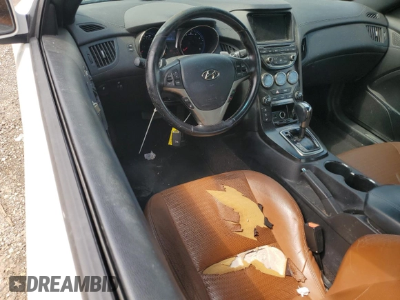 2013 Hyundai Genesis Coupe Track z VIN KMHHU6KJ3DU106016, wystawiony jako Copart lot #54220705 z przebiegiem 145 910 mil mil oraz Czysty tytuł • Clean title. Historia ofert i sprzedaży dostępna na DreamBid. Obrazek 8.