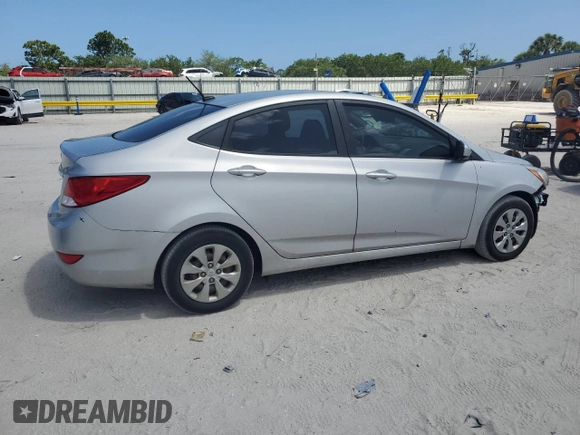 2017 Hyundai Accent SE with VIN KMHCT4AE9HU213552, listed as a Copart auction lot 51406325 with 121,987 mi miles and Salvage Title. Bid and sale history available at carsss.com. Image 3.