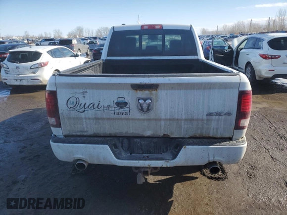2013 Ram 1500 Sport with VIN 1C6RR7HT3DS713271, listed as a Copart auction lot 46674435 with 240,310 mi miles and Salvage title. Bid and sale history available at DreamBid. Image 6.