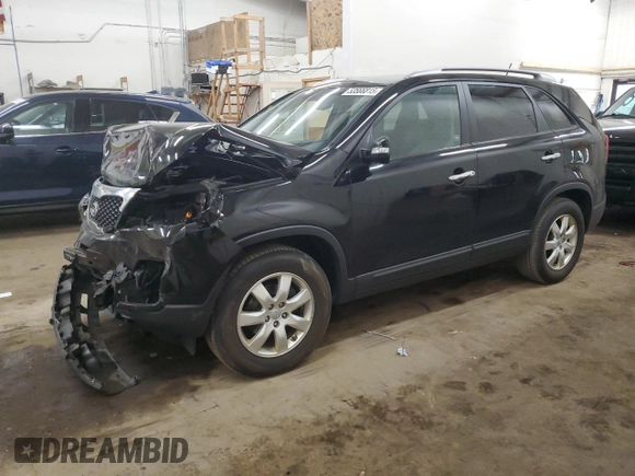 2013 Kia Sorento LX with VIN 5XYKT4A20DG419764, listed as a Copart auction lot 53566815 with 270,017 mi miles and Salvage Title. Bid and sale history available at carsss.com. Image 1.