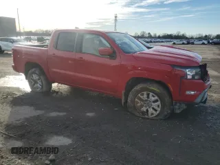 2022 Nissan Frontier S with VIN 1N6ED1EK4NN668837, listed as a Copart auction lot 45220995 with 35,300 mi miles and Salvage title. Bid and sale history available at DreamBid. Image 4.