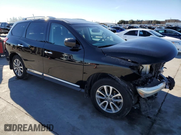 2014 Nissan Pathfinder S z VIN 5N1AR2MM0EC600263, wystawiony jako Copart lot #87225684 z przebiegiem 149 848 mil mil oraz Szkoda całkowita • Salvage title. Historia ofert i sprzedaży dostępna na DreamBid. Obrazek 4.