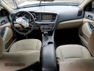 2015 Kia Optima LX with VIN 5XXGM4A75FG484776, listed as a Copart auction lot 55661635 with Not provided miles and Salvage title. Bid and sale history available at DreamBid. Image 8.