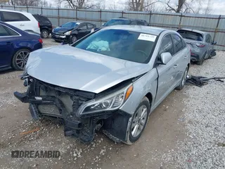 2016 Hyundai Sonata SE with VIN 5NPE24AF2GH281144, listed as a IAAI auction lot 41715739 with 92,663 mi miles and . Bid and sale history available at DreamBid. Image 2.
