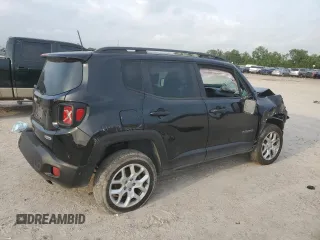 2018 Jeep Renegade Latitude z VIN ZACCJBBB0JPG75752, wystawiony jako Copart lot #55254665 z przebiegiem 57 727 mil mil oraz Szkoda całkowita • Salvage title. Historia ofert i sprzedaży dostępna na DreamBid. Obrazek 3.