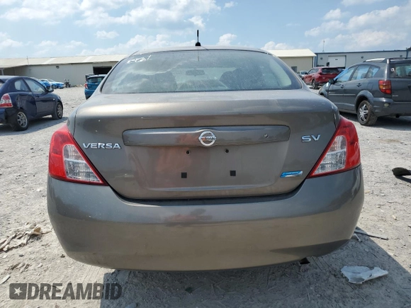 2012 Nissan Versa SV with VIN 3N1CN7AP2CL800957, listed as a Copart auction lot 62297745 with 60,667 mi miles and Clean title. Bid and sale history available at DreamBid. Image 6.