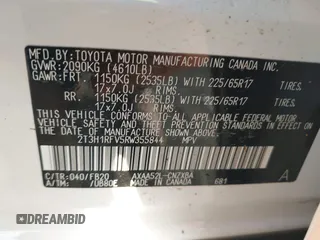 2024 Toyota RAV4 LE with VIN 2T3H1RFV5RW355844, listed as a IAAI auction lot 41515822 with 388 mi miles. Bid and sale history available at carsss.com. Image 9.