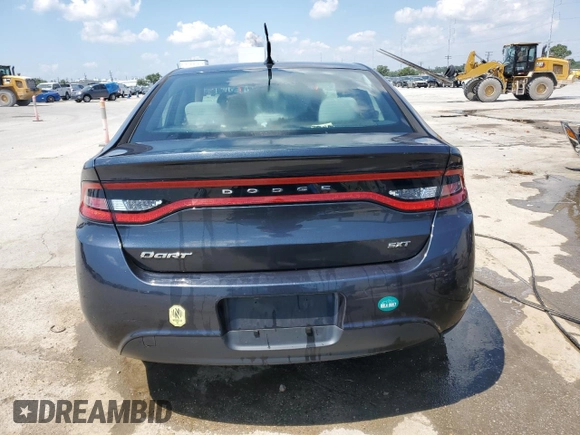 2013 Dodge Dart Rallye with VIN 1C3CDFBA2DD137163, listed as a Copart auction lot 58738844 with 108,822 mi miles and Salvage Title. Bid and sale history available at carsss.com. Image 6.