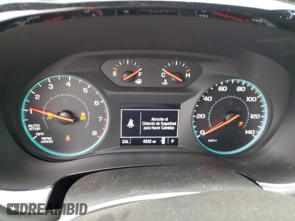 2023 Chevrolet Traverse LT Cloth with VIN 1GNERGKW2PJ315934, listed as a Copart auction lot 53751945 with 4,932 mi miles and Salvage title. Bid and sale history available at DreamBid. Image 9.