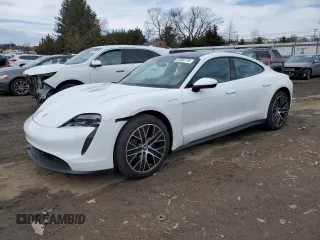 2024 Porsche Taycan with VIN WP0AA2Y16RSA12992, listed as a Copart auction lot 47004175 with 4,794 mi miles and Salvage Title. Bid and sale history available at DreamBid. Image 1.