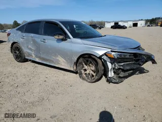 2025 Honda Civic Sedan Sport with VIN 2HGFE2F58SH535233, listed as a Copart auction lot 49340035 with 13,102 mi miles and Salvage Title. Bid and sale history available at carsss.com. Image 4.