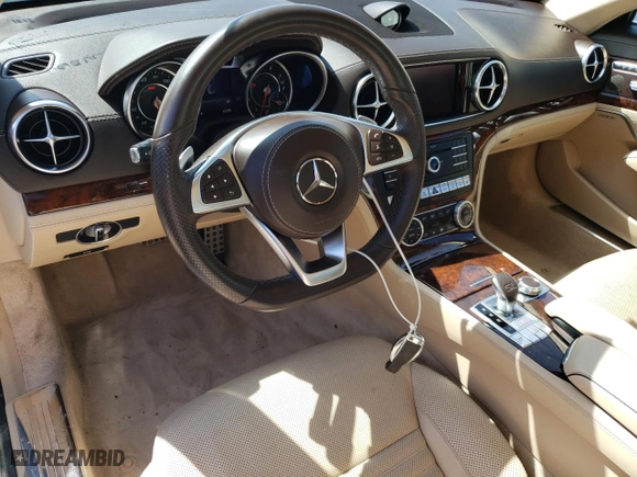 2017 Mercedes-Benz SL with VIN WDDJK7DA1HF046929, listed as a Copart auction lot 40802964 with NaN miles. Bid and sale history available at carsss.com. Image 8.