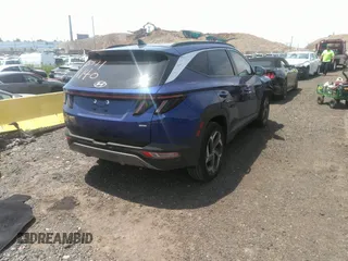 2022 Hyundai Tucson Limited with VIN 5NMJECAE6NH148209, listed as a IAAI auction lot 39711140 with 9,913 mi miles. Bid and sale history available at carsss.com. Image 4.