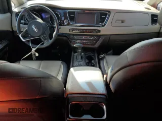 2018 Kia Sedona SX-L with VIN KNDME5C10J6378693, listed as a Copart auction lot 75202054 with 0 mi miles and Non Repairable. Bid and sale history available at carsss.com. Image 8.