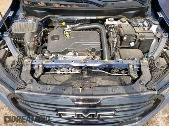 2024 GMC Terrain SLE with VIN 3GKALMEG1RL209213, listed as a Copart auction lot 59177245 with 10,385 mi miles and Salvage title. Bid and sale history available at DreamBid. Image 12.