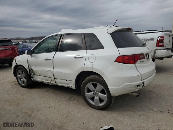 2007 Acura RDX Tech Pkg with VIN 5J8TB18597A013137, listed as a Copart auction lot 47560435 with 168,868 mi miles and Salvage Title. Bid and sale history available at carsss.com. Image 2.
