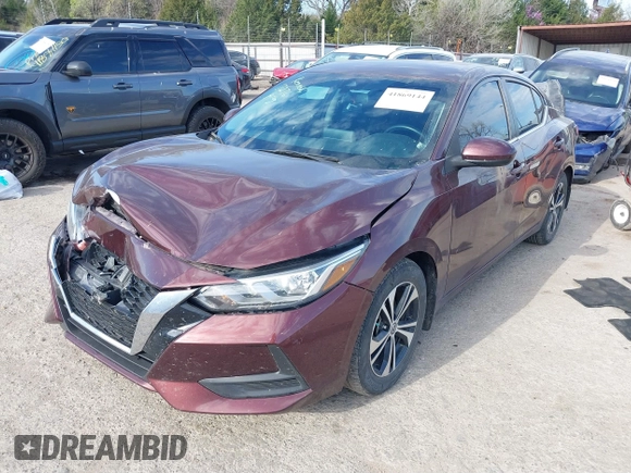 2021 Nissan Sentra SV z VIN 3N1AB8CV7MY253545, wystawiony jako IAAI lot #41869144 z przebiegiem 89 733 mil mil oraz . Historia ofert i sprzedaży dostępna na DreamBid. Obrazek 2.
