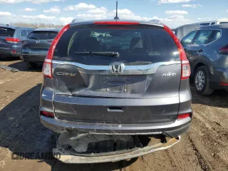 2015 Honda CR-V EX-L with VIN 5J6RM4H72FL019221, listed as a Copart auction lot 49977595 with 100,785 mi miles and Salvage Title. Bid and sale history available at carsss.com. Image 6.