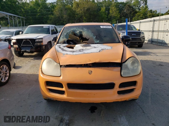 2006 Porsche Cayenne S with VIN WP1AB29P66LA64110, listed as a Copart auction lot 52128574 with 0 mi miles and Salvage Title. Bid and sale history available at carsss.com. Image 5.