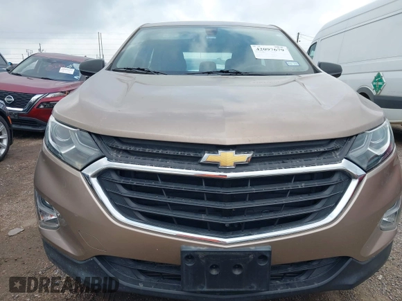 2018 Chevrolet Equinox LS with VIN 2GNAXHEV8J6220991, listed as a IAAI auction lot 42097679 with Not Provided miles and . Bid and sale history available at DreamBid. Image 6.