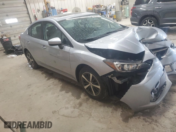 2022 Subaru Impreza Premium with VIN 4S3GKAD61N3604868, listed as a Copart auction lot 55818675 with Not provided miles and Salvage title. Bid and sale history available at DreamBid. Image 4.