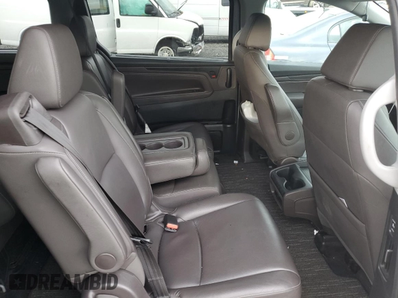 2023 Honda Odyssey EX-L with VIN 5FNRL6H67PB054708, listed as a Copart auction lot 82111554 with 37,248 mi miles and Salvage Title. Bid and sale history available at carsss.com. Image 11.
