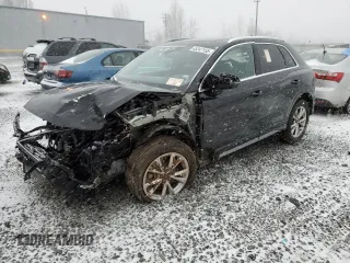 2023 Audi Q3 S line Premium with VIN WA1DECF33P1090295, listed as a Copart auction lot 45247155 with 0 mi miles and Salvage Title. Bid and sale history available at carsss.com. Image 1.