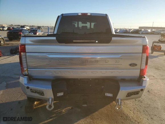 2017 Ford Super Duty F-250 SRW Lariat with VIN 1FT7W2BT2HEE18221, listed as a Copart auction lot 85793864 with 196,061 mi miles and Salvage Title. Bid and sale history available at carsss.com. Image 6.