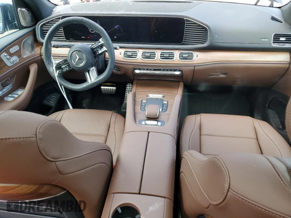 2024 Mercedes-Benz GLS 450 with VIN 4JGFF5KE9RB172345, listed as a Copart auction lot 53769734 with 234 mi miles and Salvage Title. Bid and sale history available at DreamBid. Image 8.